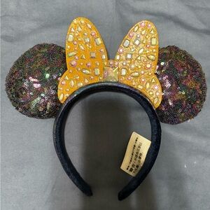 Disney 50th Anniversary Sequin Minnie Mouse Ears Headband